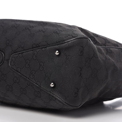 Gucci Monogram Medium Tote Black 7 of 15