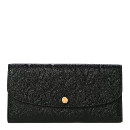 Louis Vuitton Empreinte Emilie Wallet Black Dune 1 of 11