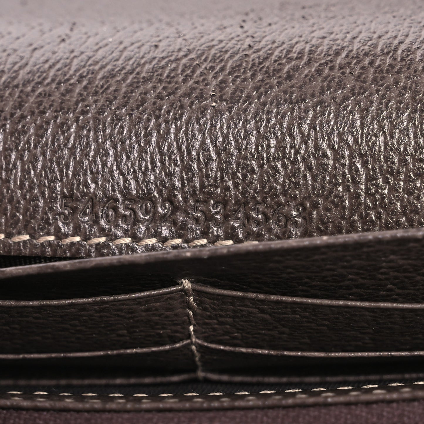 GG Supreme Monogram Web Ophidia Wallet On Chain Brown