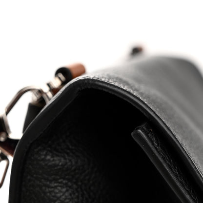 Moynat Taurillon Blush Danse Plume PM Black Cognac 10 of 11