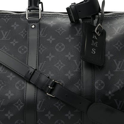 Louis Vuitton Monogram Eclipse Keepall Bandouliere 45 8 of 16