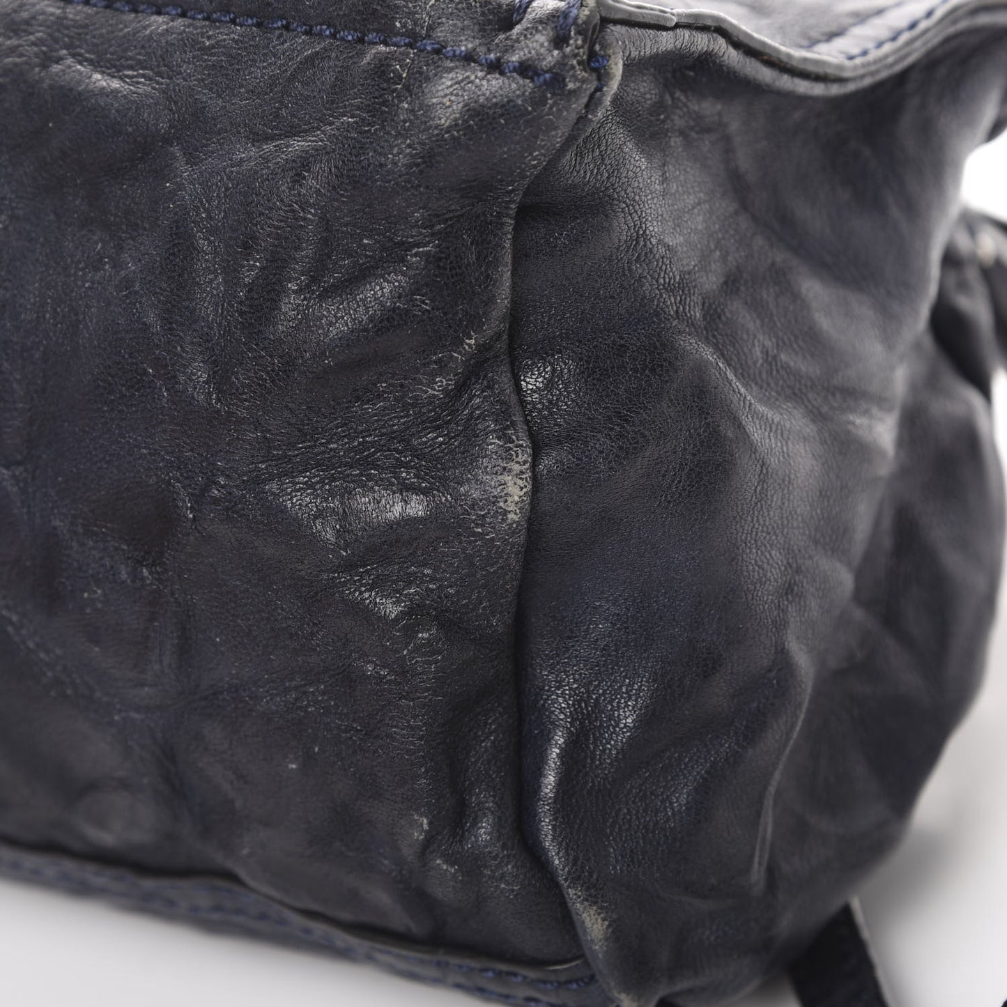 Tumbled Sheepskin Mini Pandora Navy
