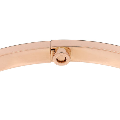Cartier 18K Pink Gold Small LOVE Bracelet 19 7 of 8