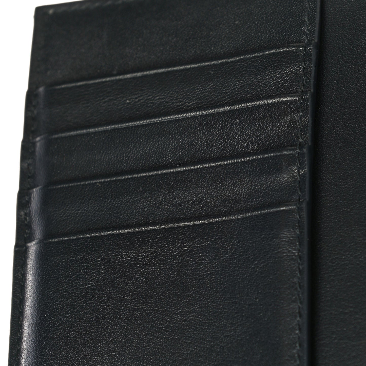Oblique Bi-Fold Card Holder Blue