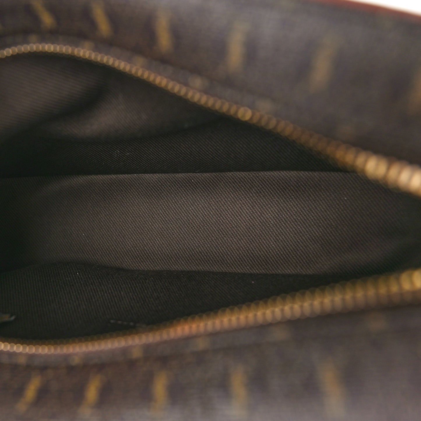 Canvas Smooth Calfskin Le Monogramme Camera Bag Chestnut