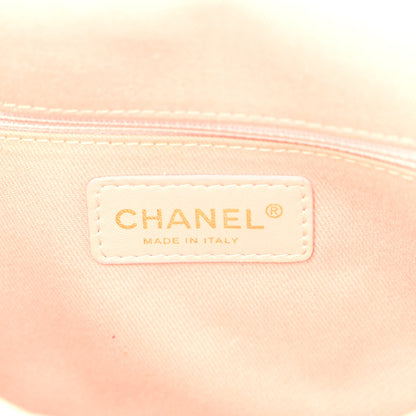 Chanel Fabric Patchwork Medium Flap Bag Pink 6 of 12