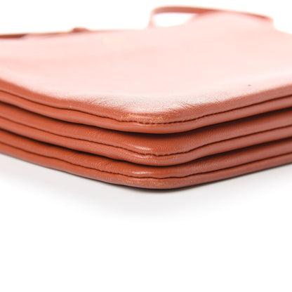 Celine Lambskin Small Trio Crossbody Bag Tan 11 of 16