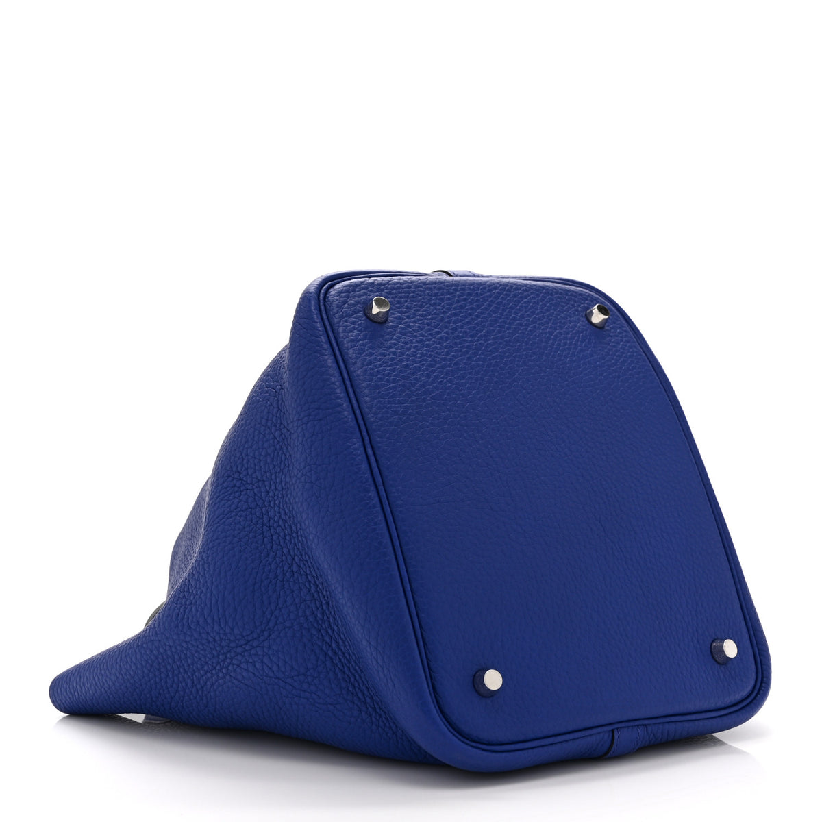 Hermes Taurillon Clemence Picotin Lock 22 MM Bleu Electrique 4 of 10