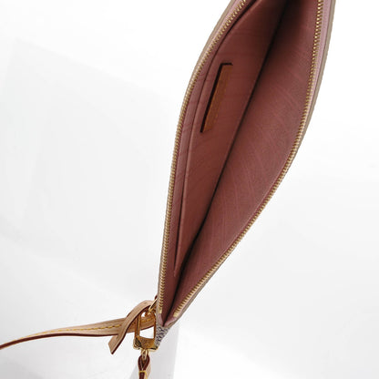 Louis Vuitton Damier Azur Neverfull MM GM Pochette Rose Ballerine 5 of 6