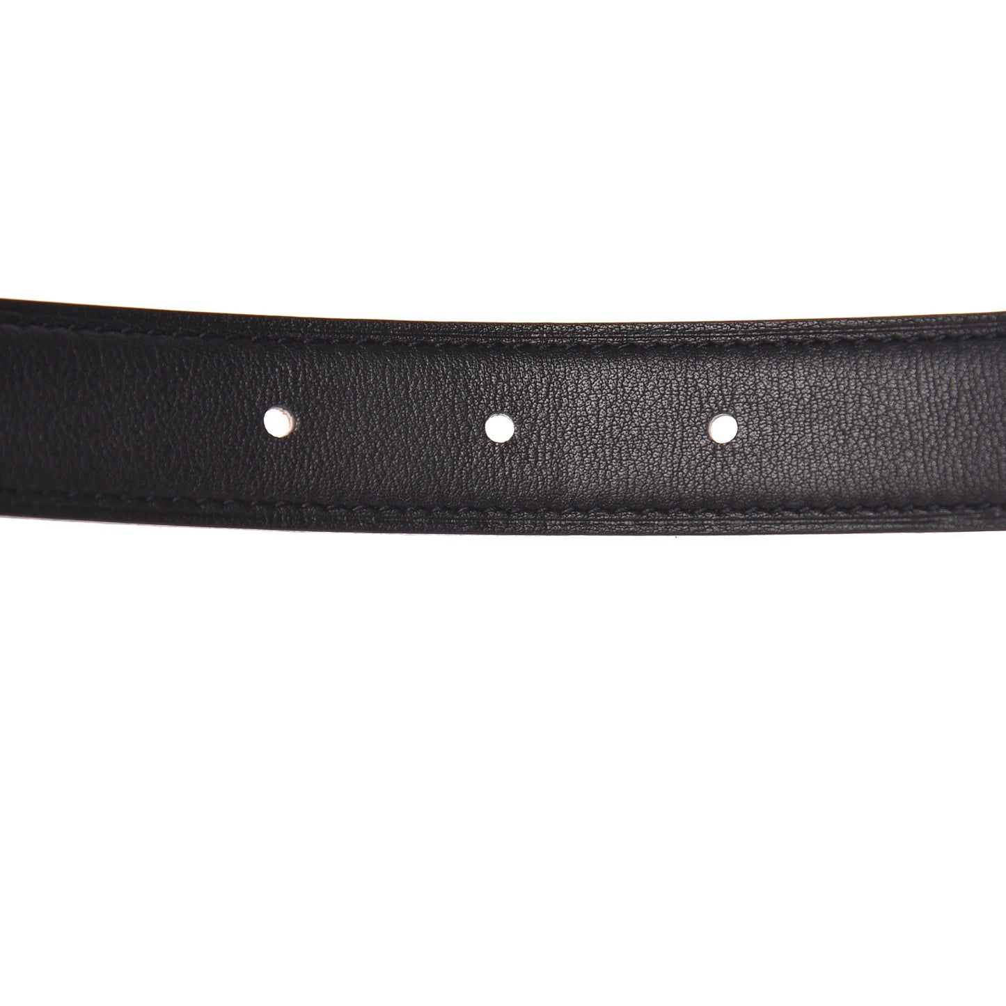 Swift Epsom 24mm Mini Constance H Belt 80 Black Gold