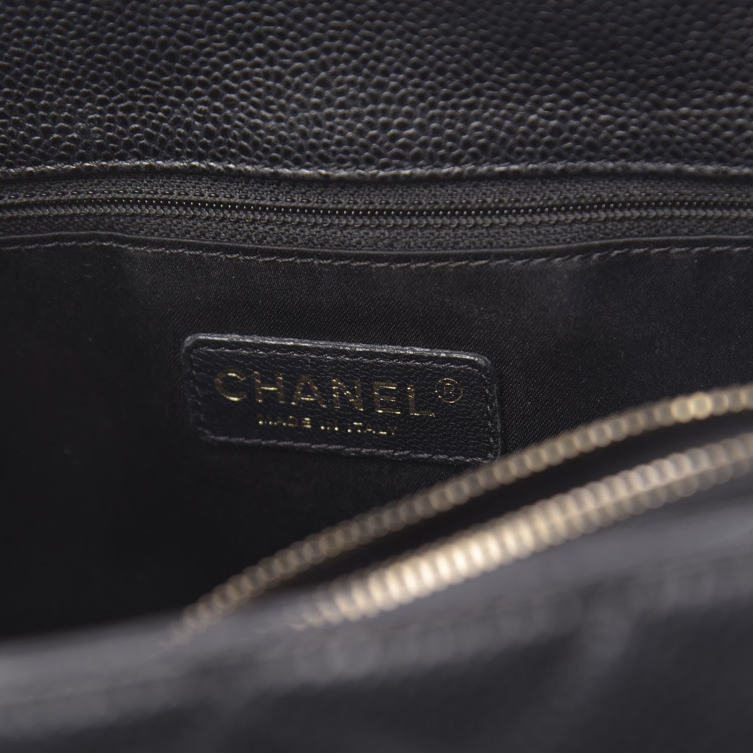 Chanel Caviar Quilted Grand Shopping Tote GST Black 6 of 10