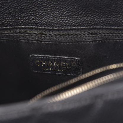Chanel Caviar Quilted Grand Shopping Tote GST Black 6 of 10