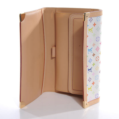 Louis Vuitton Monogram Multicolor Porte Tresor International Wallet White 6 of 8