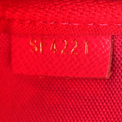 Louis Vuitton Damier Azur 2021 Christmas Animation Hollywood Mini Pochette Accessories Fuchsia 6 of 8