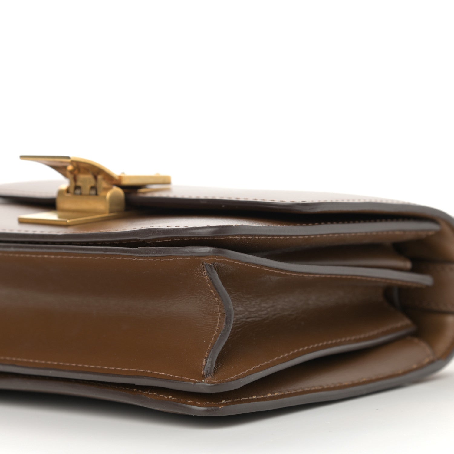 Celine Box Calfskin Small Classic Box Flap Bag Camel 10 of 12