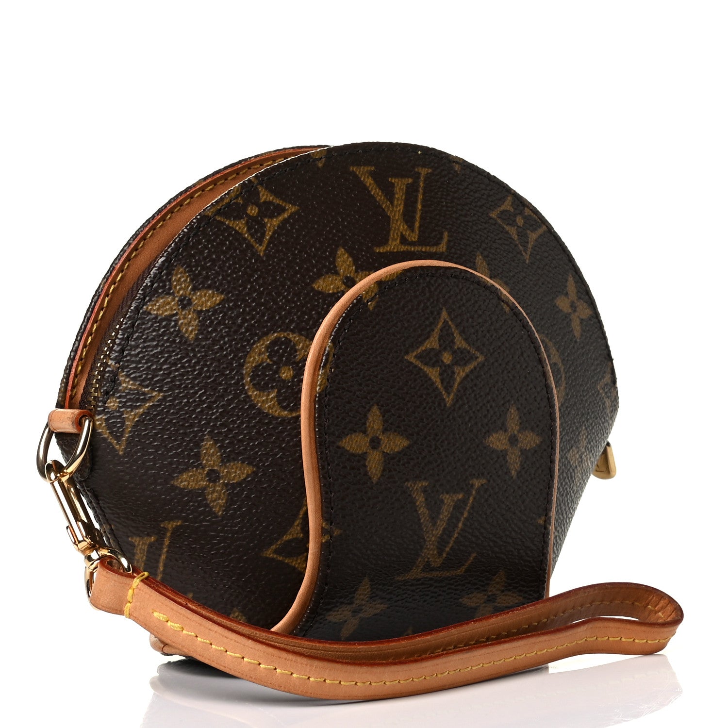 Louis Vuitton Monogram Mini Ellipse Wristlet Clutch 3 of 10
