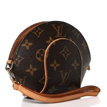 Louis Vuitton Monogram Mini Ellipse Wristlet Clutch 3 of 10