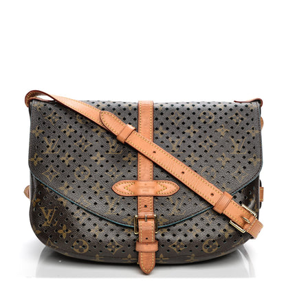 Louis Vuitton Monogram SC Flore Saumur Teal 1 of 12