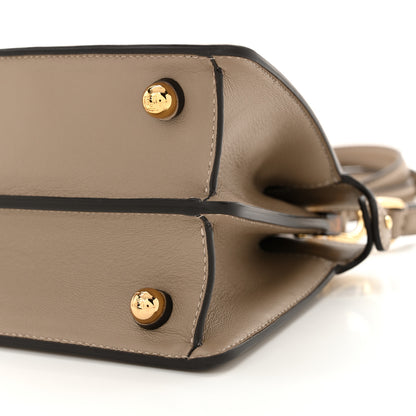 Fendi Shiny Nappa Plexiglass Petite Peekaboo I SEE U Satchel Tortora 11 of 11