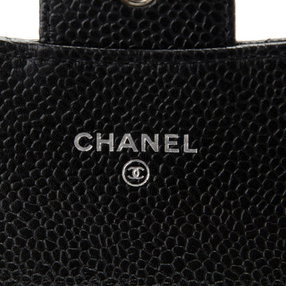 Chanel Caviar Quilted Flap Card Holder Black 6 of 8