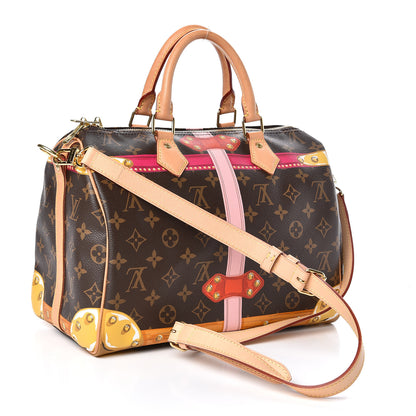 Louis Vuitton Monogram Summer Trunks Speedy Bandouliere 30 3 of 11