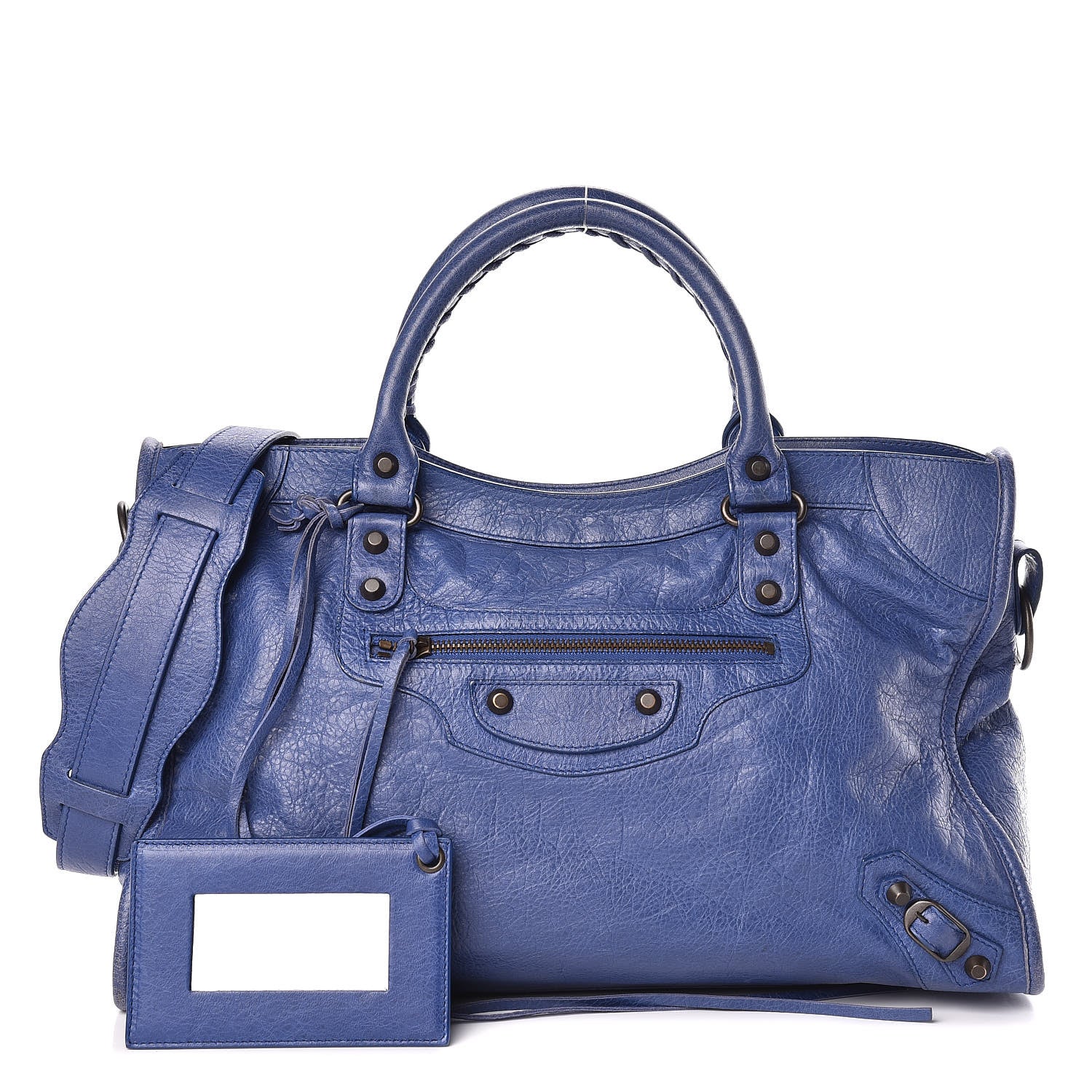 Balenciaga Agneau Classic Hardware City Bleut Bleu Glacier 1 of 12