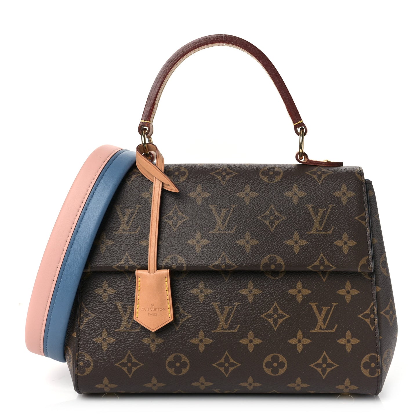 Monogram Cluny BB Blue Jean Pink