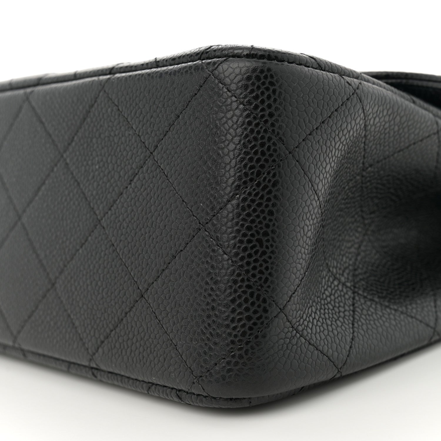 Chanel Caviar Quilted Jumbo Double Flap Black 10 of 11