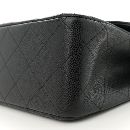 Chanel Caviar Quilted Jumbo Double Flap Black 10 of 11