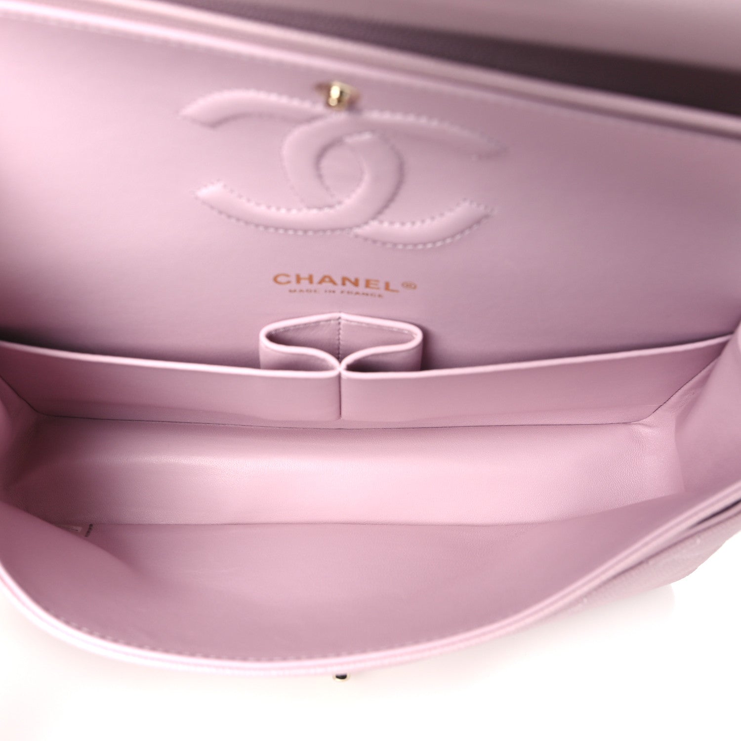 Chanel Caviar Quilted Medium Double Flap Light Pink 5 of 11