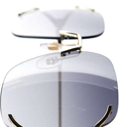 Gucci Oversized Sunglasses GG0646S Gold Black 9 of 11