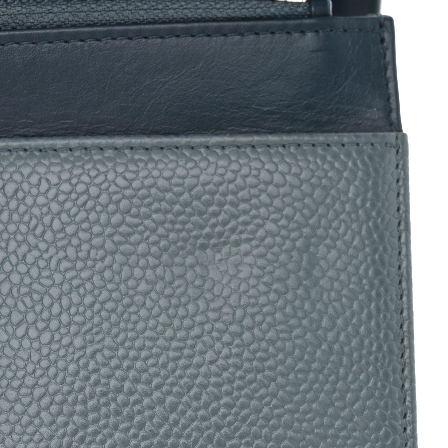 Chanel Caviar Timeless CC Wallet on Chain WOC Navy 14 of 14