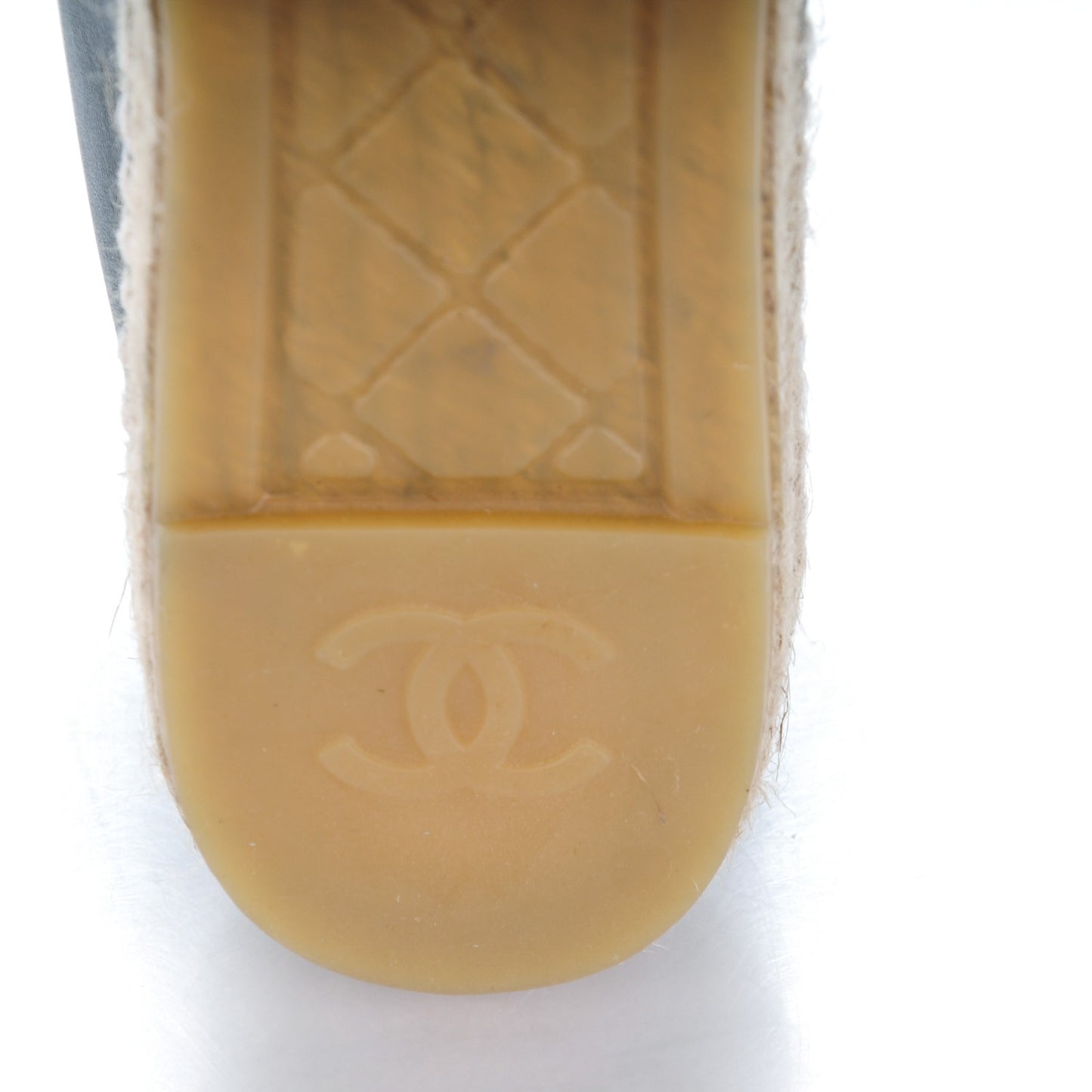 Lambskin CC Espadrilles 41 Black