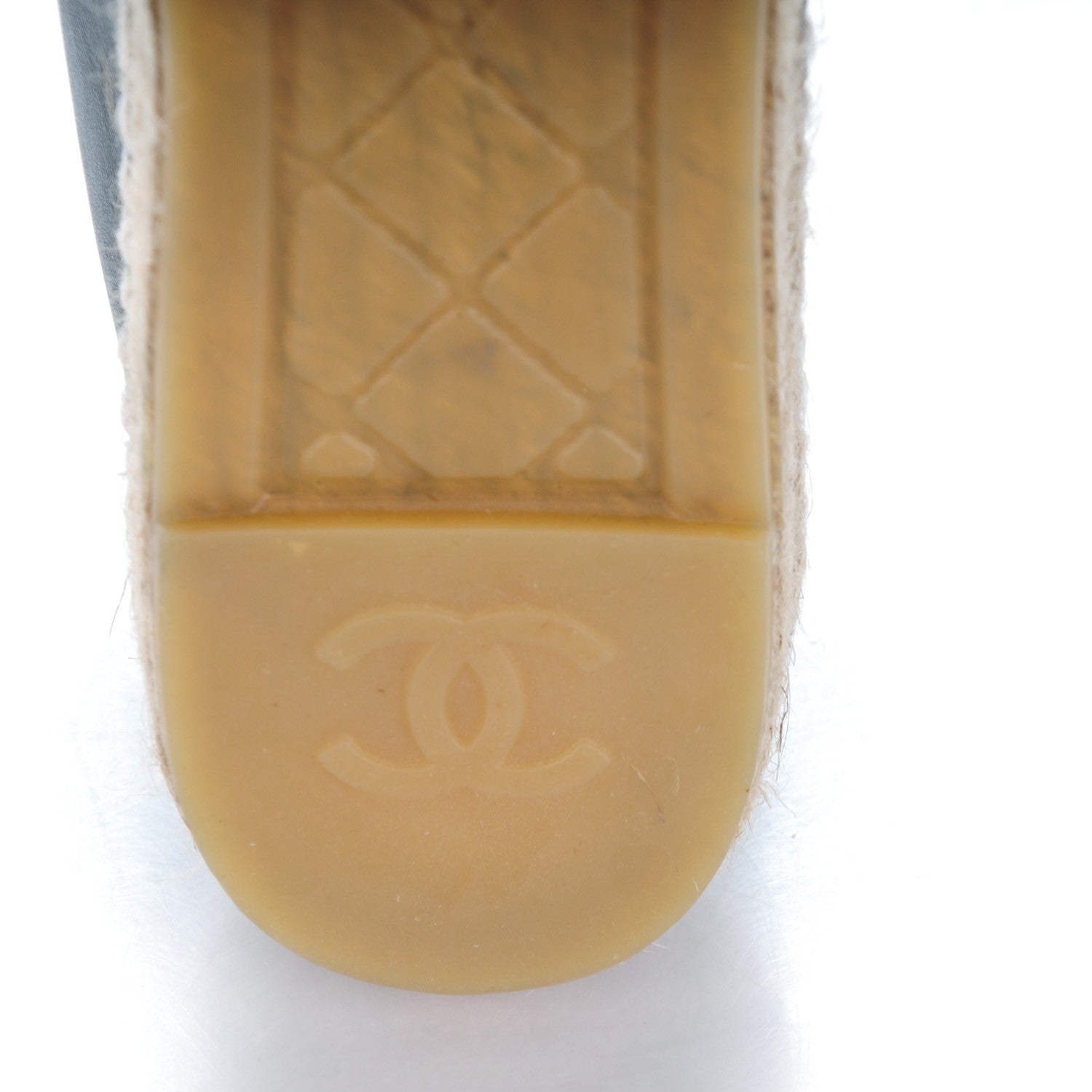 Chanel Lambskin CC Espadrilles 41 Black 6 of 10