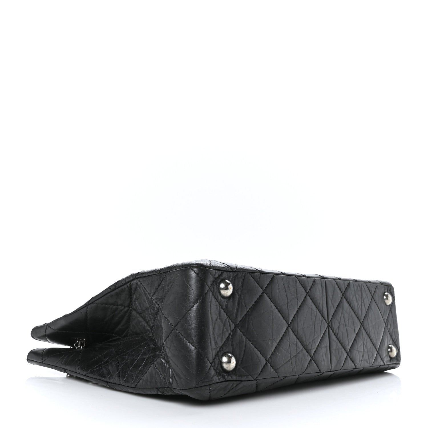 Chanel Aged Calfskin Reissue 2.55 Tote Black 4 of 9