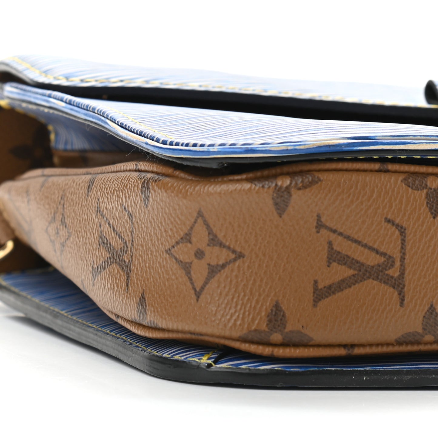 Epi Reverse Monogram Pochette Metis Denim Light