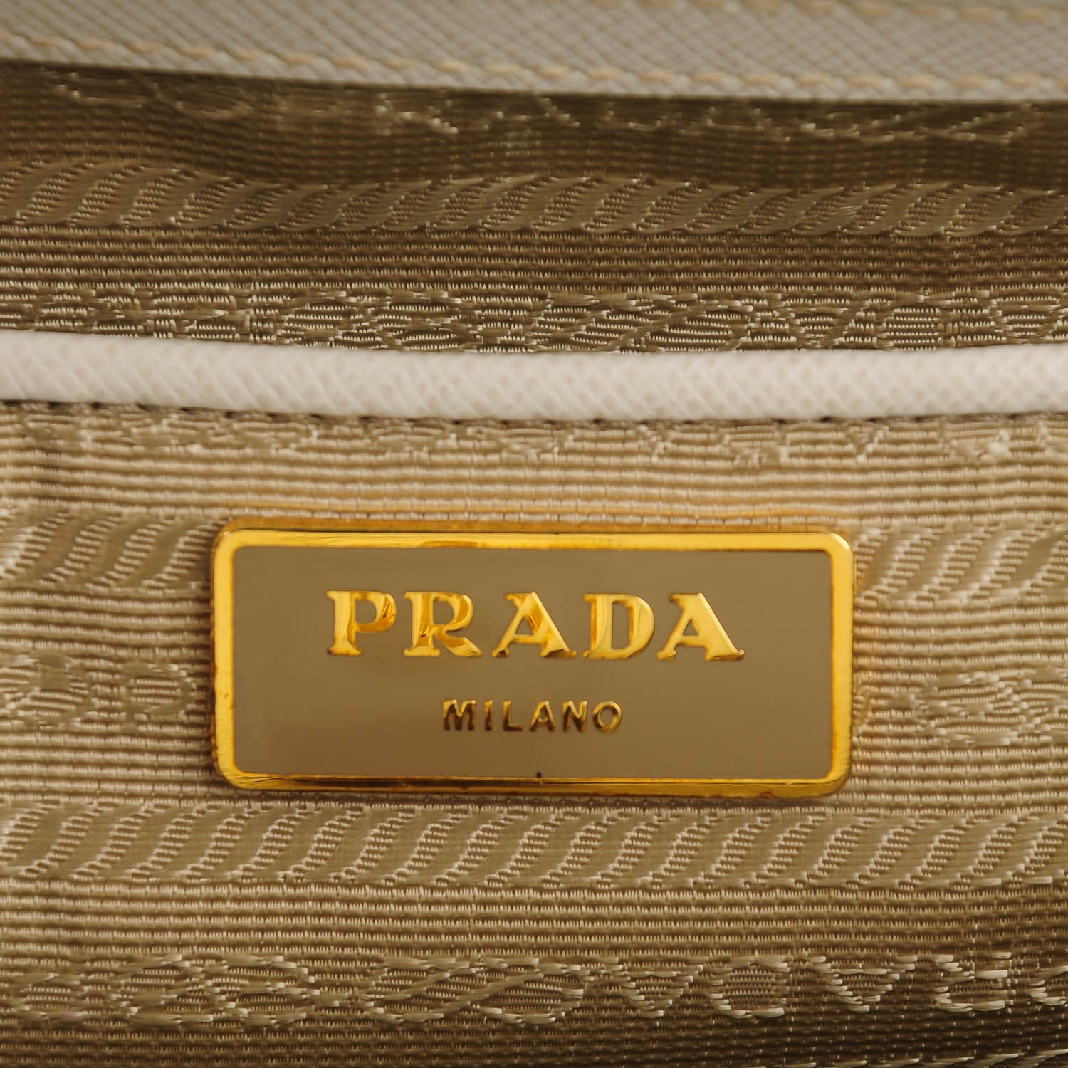 Prada Saffiano Lux Large Tote Talco 6 of 8