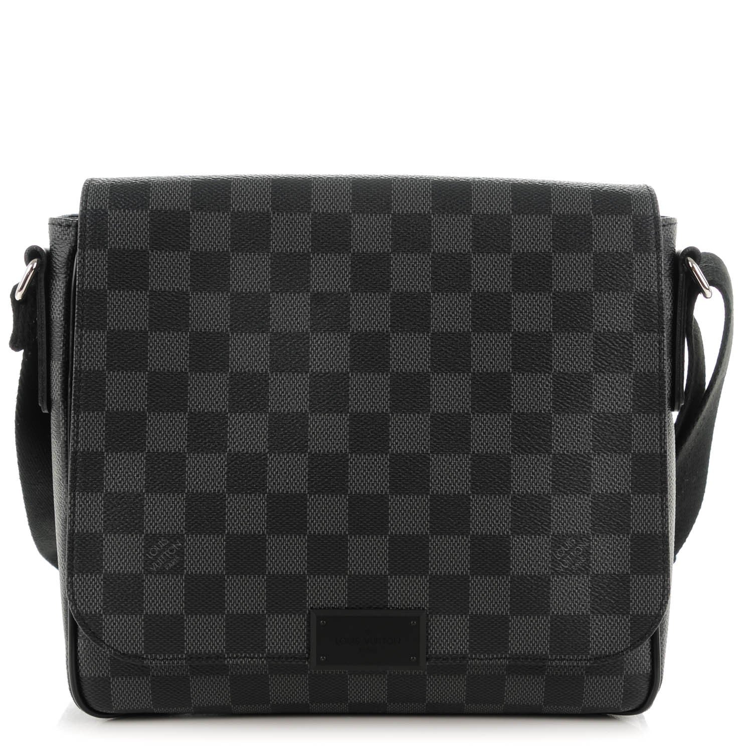 Louis Vuitton Damier Graphite District PM 1 of 7