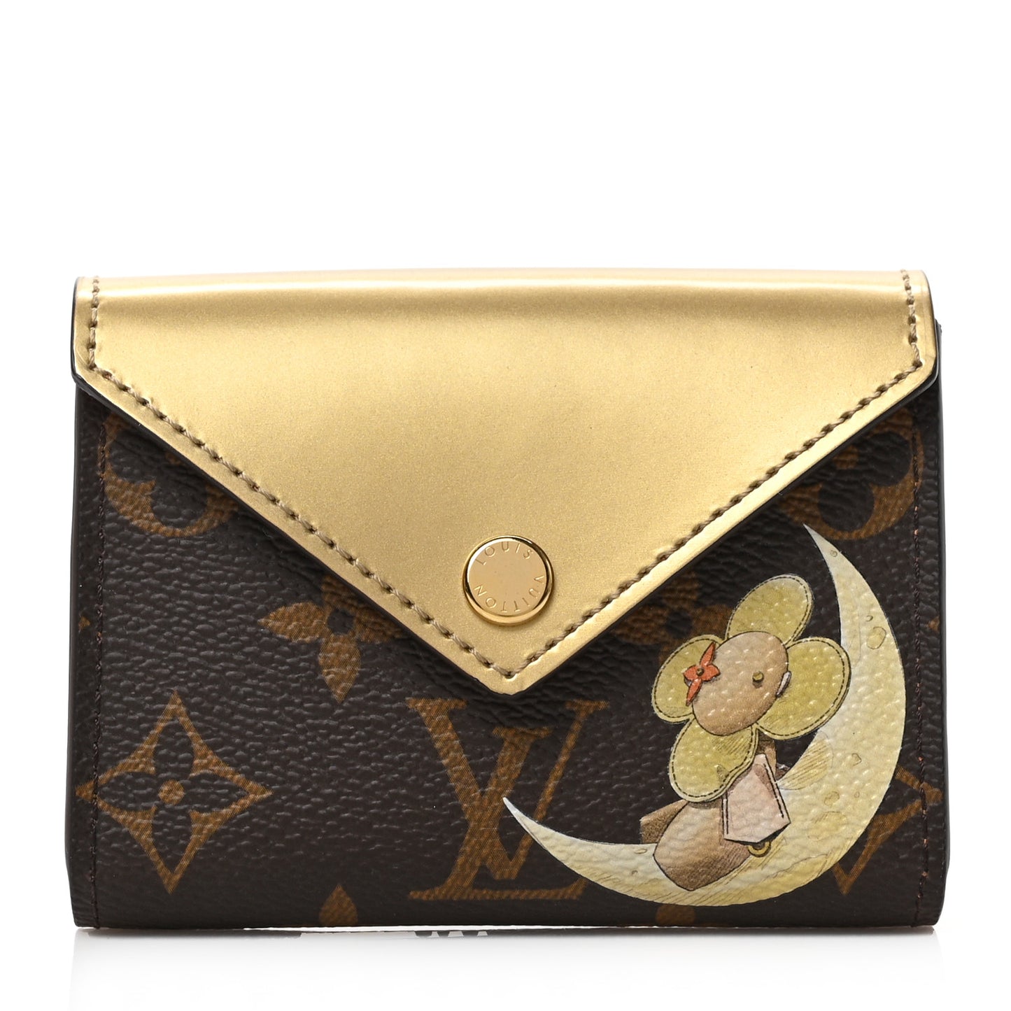 Monogram Vivienne Playing Cards Pouch Gold
