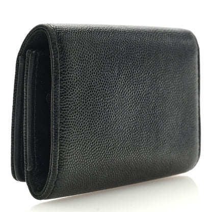 Chanel Caviar Timeless CC 4 Key Holder Case Black 3 of 7
