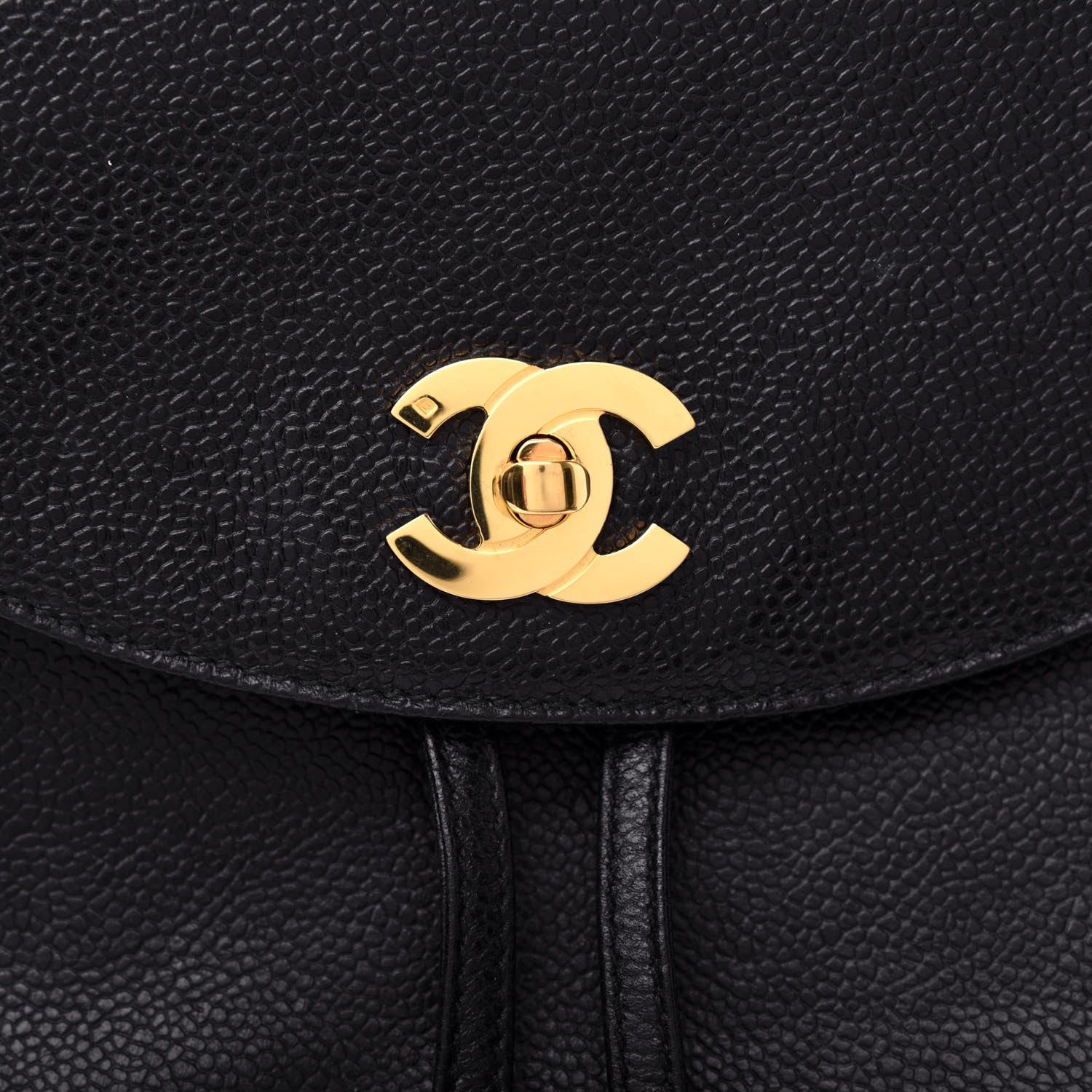 Chanel Caviar CC Backpack Black 10 of 10