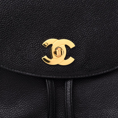 Chanel Caviar CC Backpack Black 10 of 10