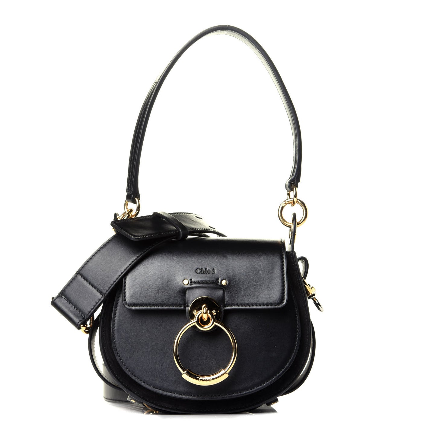 Calfskin Small Tess Bag Black