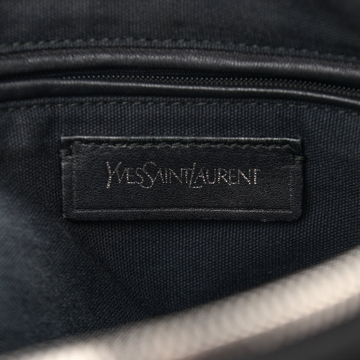 Saint Laurent Calfskin Studded Easy Sac Black 6 of 16