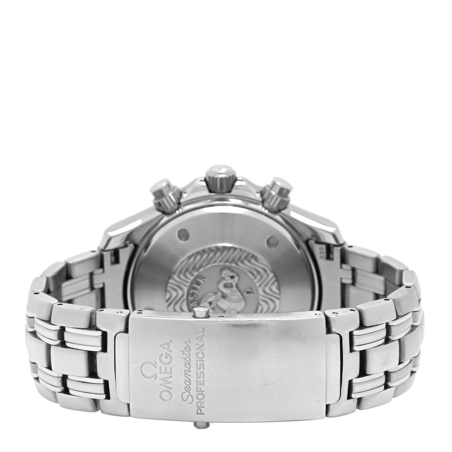 Stainless Steel 42mm Seamaster 300M Chronograph Diver Automatic Watch Blue 2599.80.00