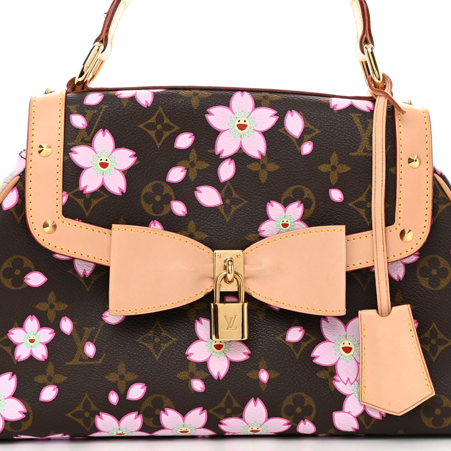 Monogram Cherry Blossom Sac Retro Bag Brown