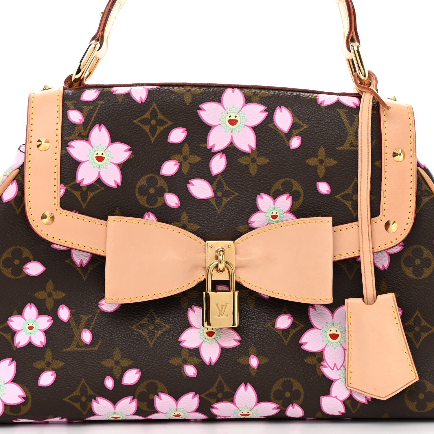 Louis Vuitton Monogram Cherry Blossom Sac Retro Bag Brown 7 of 14