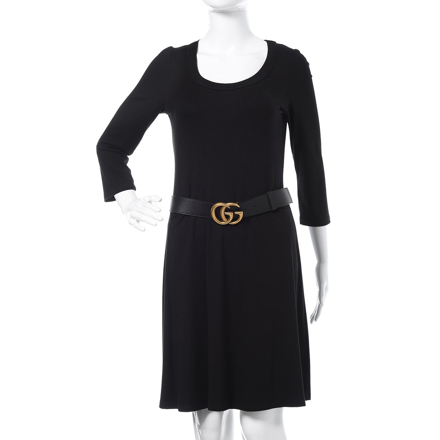 Calfskin Double G 40mm Belt 85 34 Black