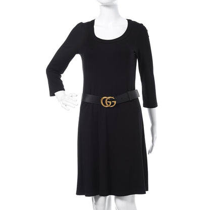 Gucci Calfskin Double G 40mm Belt 85 34 Black 2 of 6