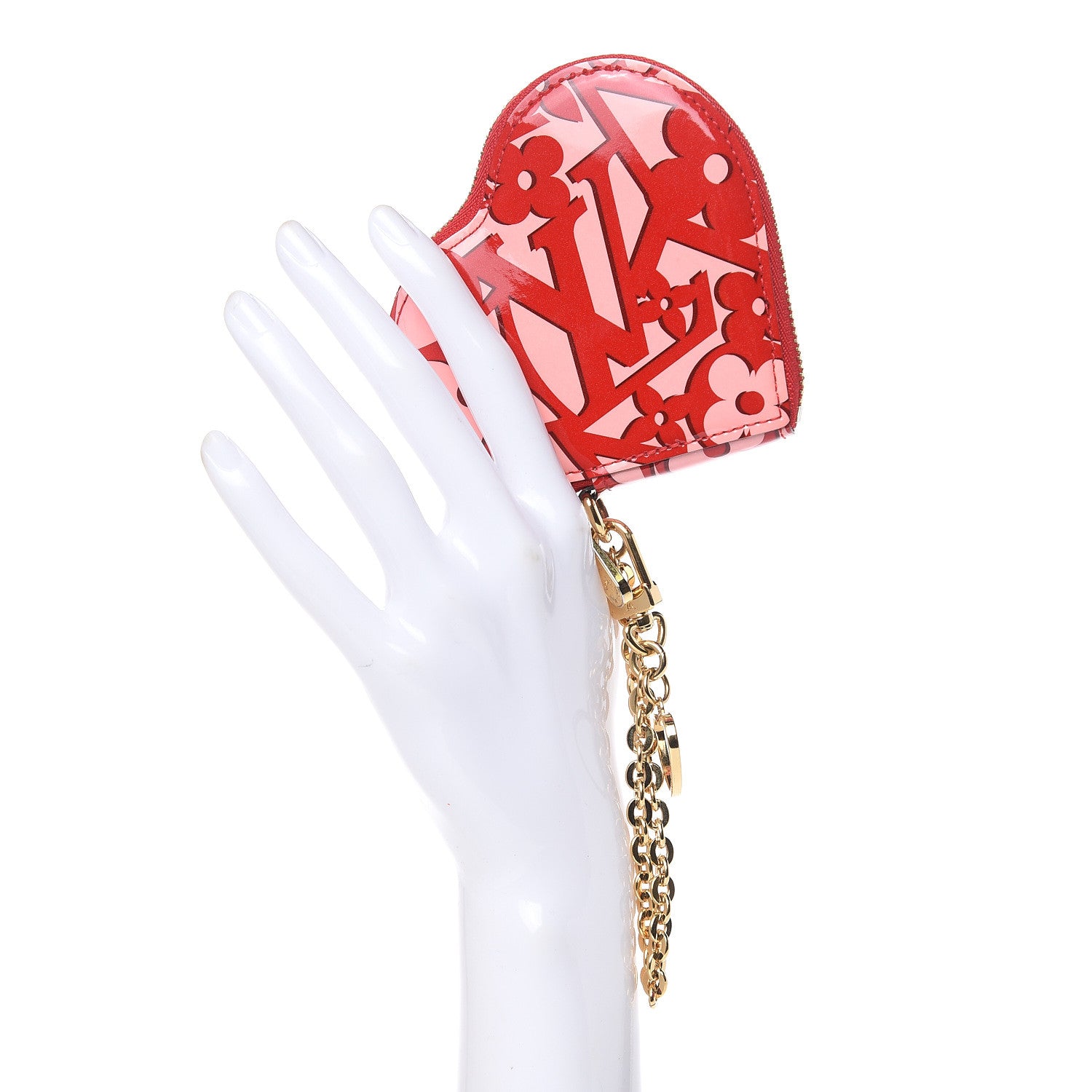 Louis Vuitton Patent Sweet Monogram Coeur Heart Coin Purse Pomme D'Amour 2 of 8